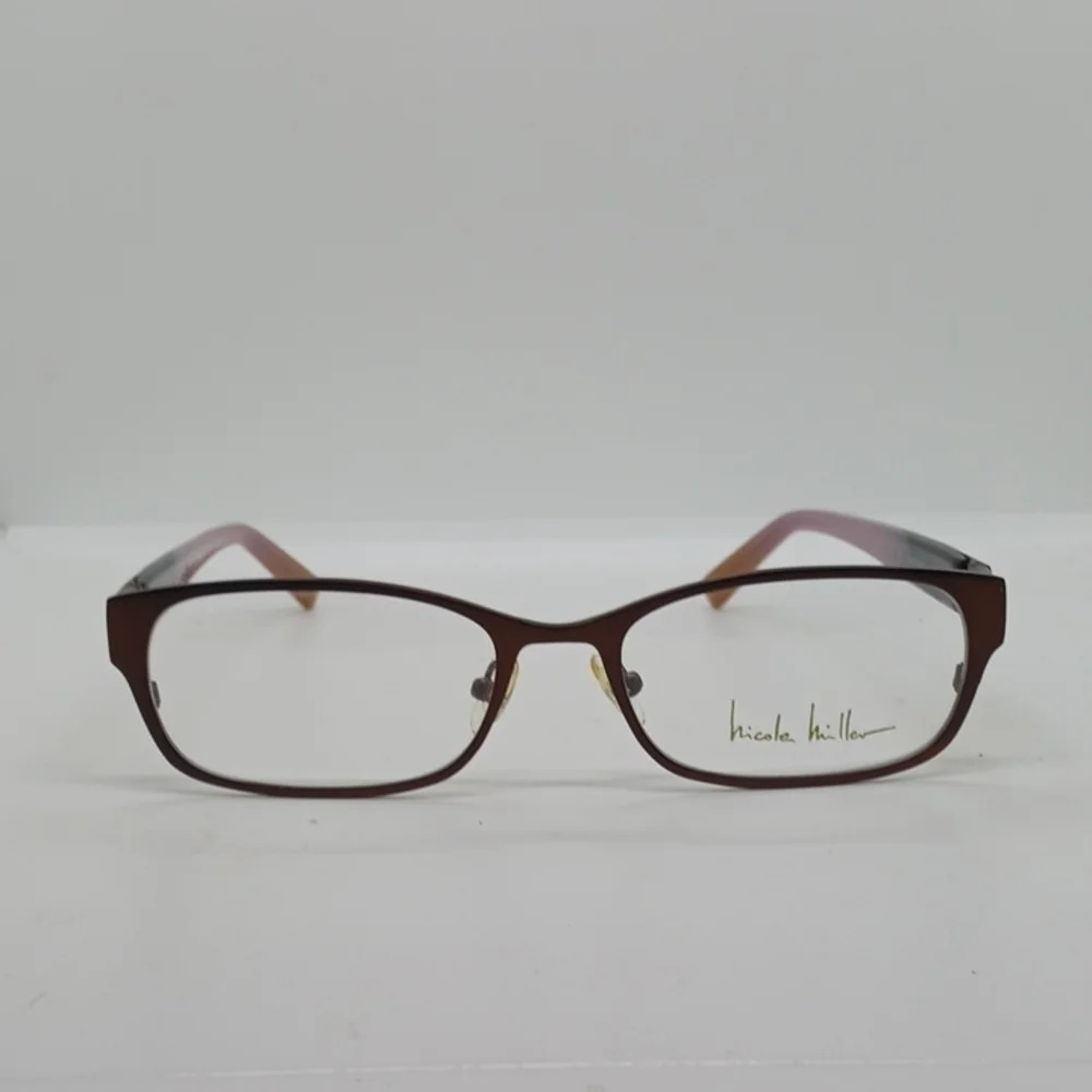 NWT WOMEN'S NICOLE MILLER EYEGLASS FRAMES JANE BROWN AMETHYST